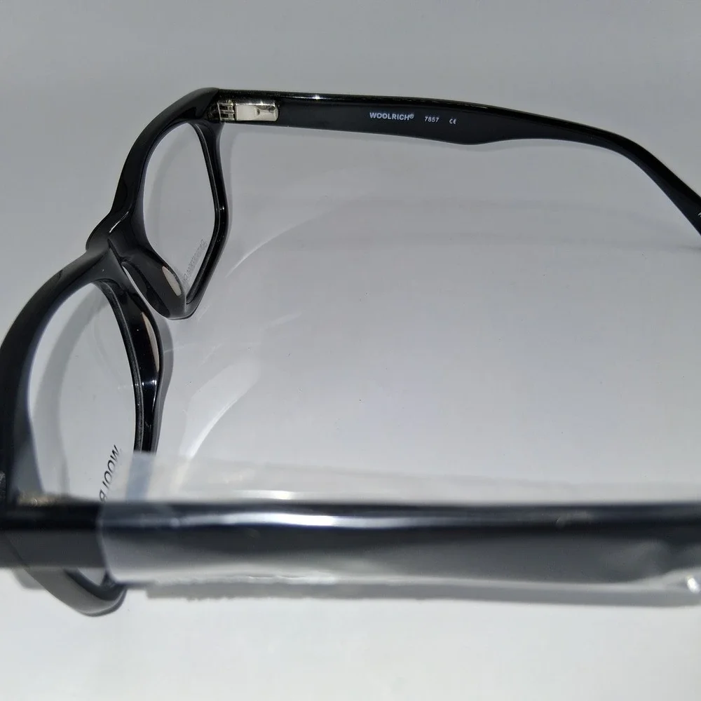 Woolrich 7857 Unisex Adult Eyeglasses Frame  Black Full Rim 56-18-150